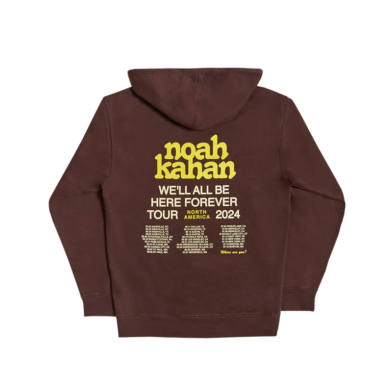 Noah Kahan 2024 We'll All Be Here Forever Tour Hoodie