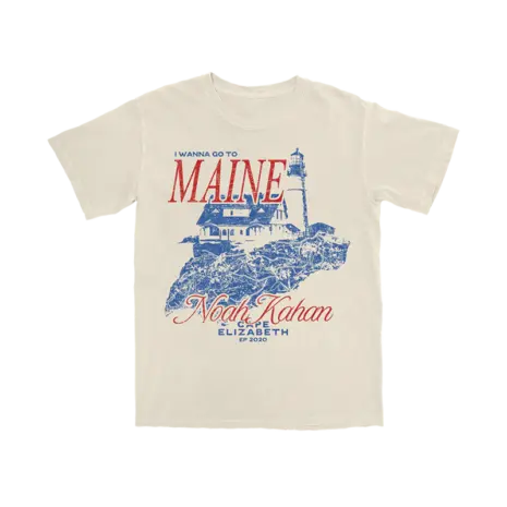Noah Kahan Cape Elizabeth Tee Noah Kahan Cape Elizabeth Tee