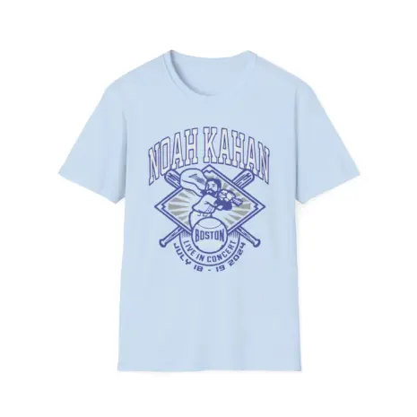 Noah-Kahan-Fenway-Fanatic-Unisex-Softstyle-T-Shirt-13 Noah Kahan Fenway Fanatic Graphic Unisex Softstyle T-Shirt