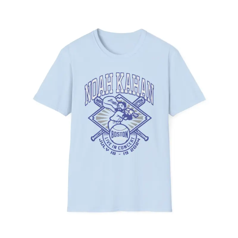 Noah Kahan Fenway Fanatic Graphic Unisex Softstyle T-Shirt