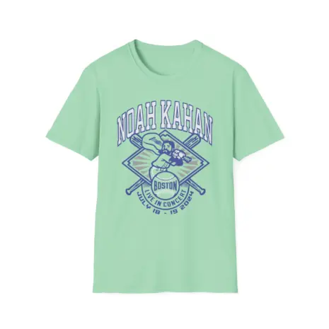 Noah-Kahan-Fenway-Fanatic-Unisex-Softstyle-T-Shirt-9 Noah Kahan Fenway Fanatic Graphic Unisex Softstyle T-Shirt