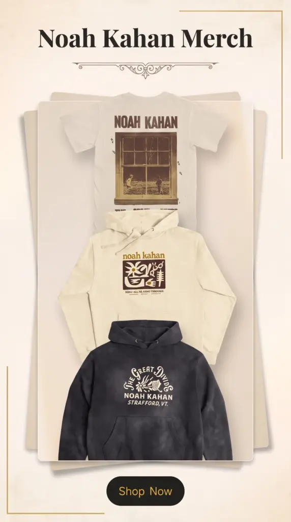 Noah Kahan Merch Mobile Banner