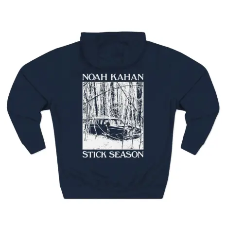 Noah-Kahan-Stick-Season-Blue-Spruce-Three-Panel-Fleece-Hoodie-8 Noah Kahan Stick Season Blue Spruce Three-Panel Fleece Hoodie