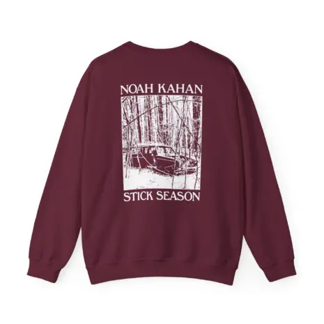 Noah-Kahan-Stick-Season-Blue-Spruce-Unisex-Heavy-Blend-Crewneck-Sweatshirt-4 Noah Kahan Stick Season Blue Spruce Unisex Heavy Blend™ Crewneck Sweatshirt