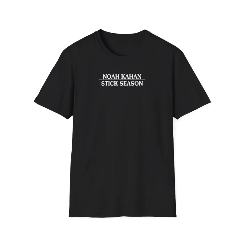 Noah Kahan Stick Season Blue Spruce Unisex Softstyle T-Shirt