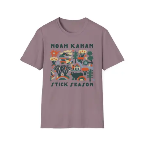 Noah-Kahan-Stick-Season-Unisex-Softstyle-T-Shirt-15 Noah Kahan Stick Season Unisex Softstyle T-Shirt