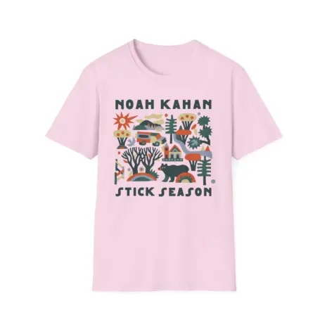 Noah-Kahan-Stick-Season-Unisex-Softstyle-T-Shirt-17 Noah Kahan Stick Season Unisex Softstyle T-Shirt
