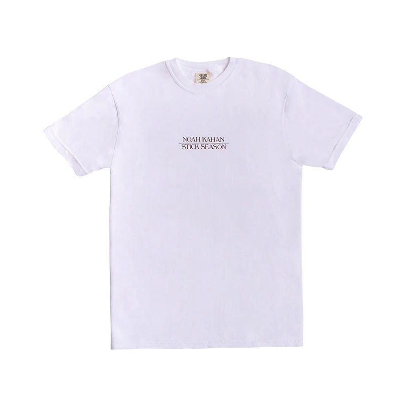 Noah Kahan Stick Season White Tee