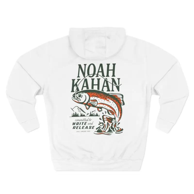 Noah Kahan Write & Release Three-Panel Fleece Hoodie