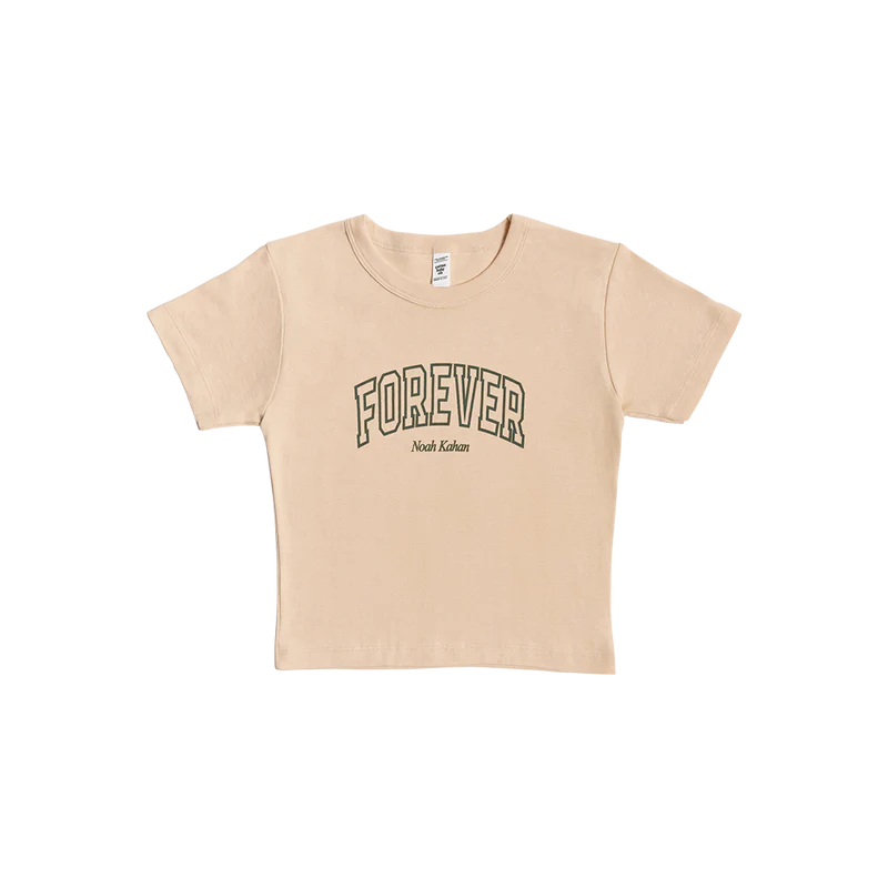 Noah Kahan Forever Cropped Fitted RibTee
